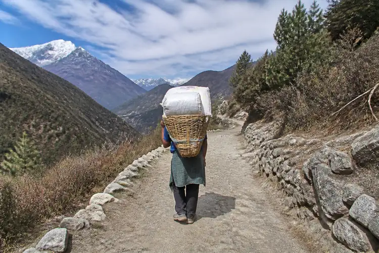 Logistiek Nepal trektocht